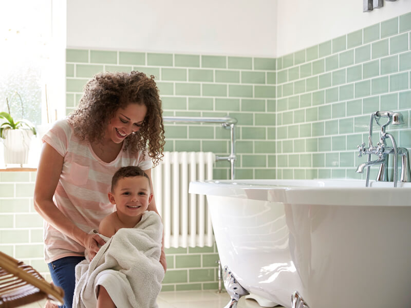 La pompe à chaleur air/eau est un système complet : chauffage, climatisation, eau chaude sanitaire